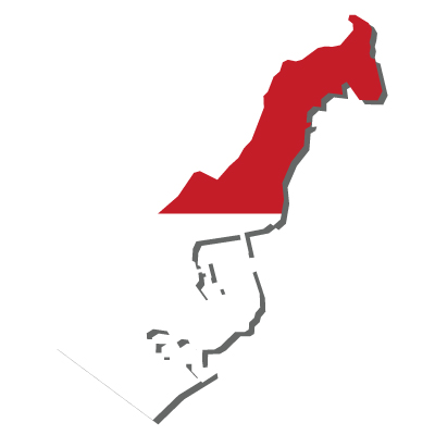 モナコ公国無料フリーイラスト｜無地・国旗付